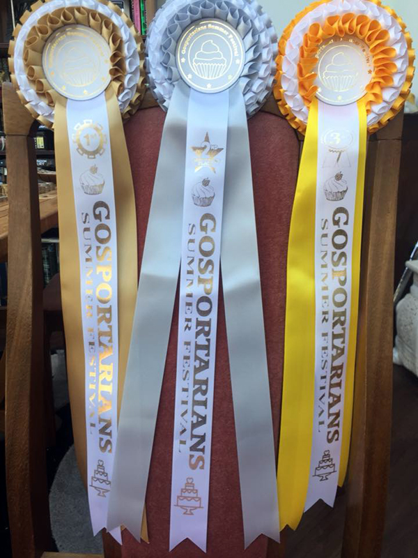 Gosportarians Summer Festival rosettes