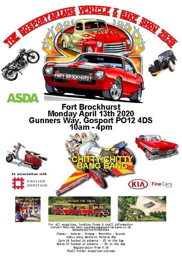 Gosportarians Car and Bike Show 2020