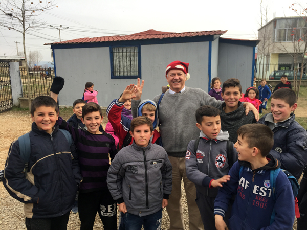 Albania Rotary Christmas shoebox delivery