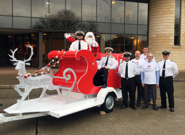 HMS Sultan Gosportarian Christmas Sleigh